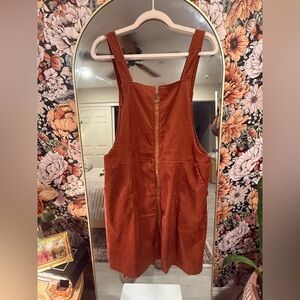 Burnt Orange Corduroy dresses